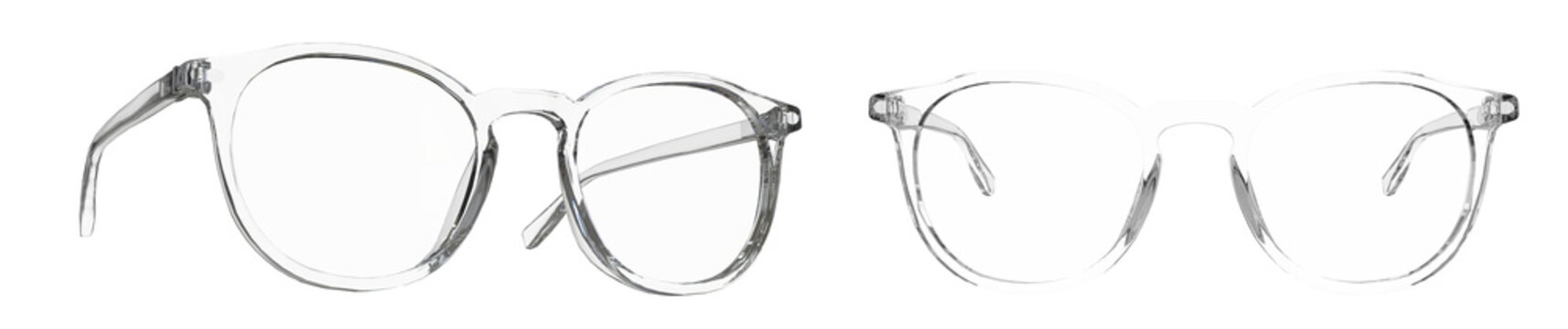 Transparency glasses isolated. Png transparency