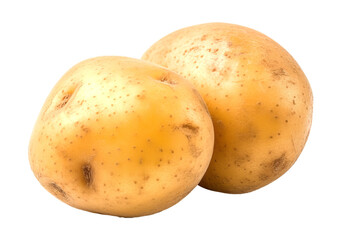 potatoes isolated on transparent background
