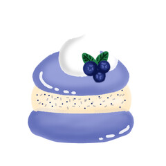 blueberry with ice