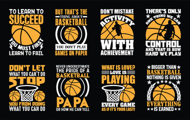 Basketball  T shirt Design Bundle, Vector Basketball T shirt  design, Basketball shirt  typography T shirt design Collection
