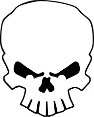 tengkorak, tulang, kepala, hantu, simbol lambang, bajak laut