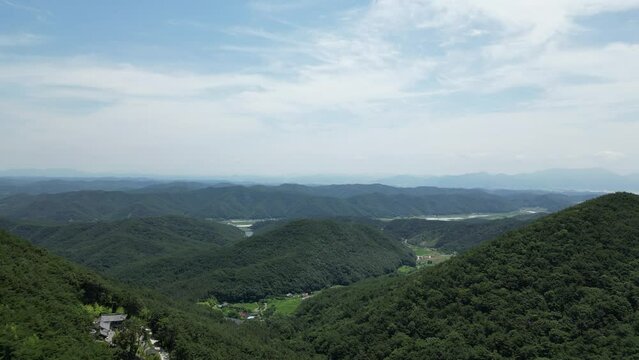 [2]view from the top of mountain in Asia mood  weather Nature healing place real nature place