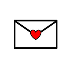 heart with envelope