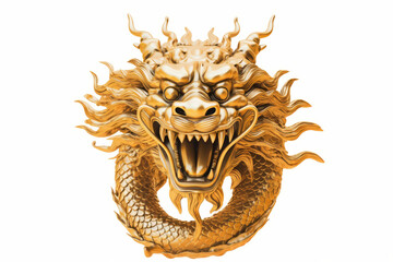 Chinese new year gold dragon. Year of the dragon celebration