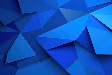 Abstract minimalistic blue futuristic background. Ai generated