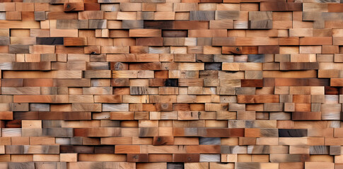 Old wooden wall desktop background  ,Generative AI