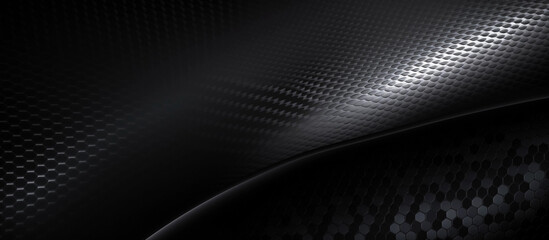 Abstract background dark with carbon fiber texture vector illustration