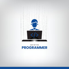 Day of the Programmer. programmer day vector illustration