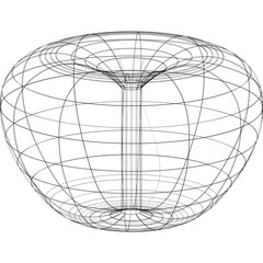 3D Wireframe Element Set