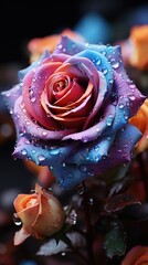 portrait of a beautiful rose - created using generative AI tools