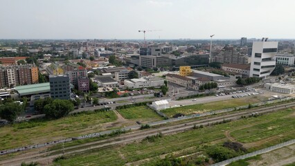 Europe, Italy, Milan 23 - Area where the Milano Cortina 2026 Olympic Village will be built in Scalo Porta Romana - Prada Tower Foundation and gold palace