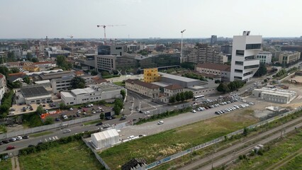 Europe, Italy, Milan 23 - Area where the Milano Cortina 2026 Olympic Village will be built in Scalo Porta Romana - Prada Tower Foundation and gold palace