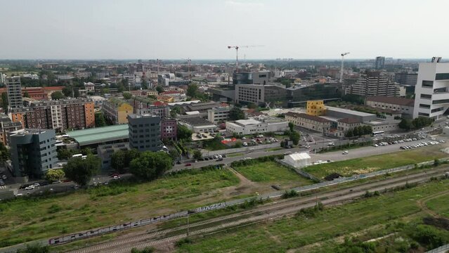 Europe, Italy, Milan 23 - Area where the Milano Cortina 2026 Olympic Village will be built in Scalo Porta Romana - Prada Tower Foundation and gold palace