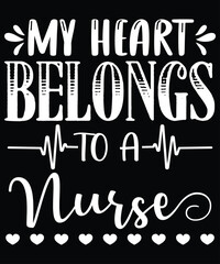 Nursing SVG t-shirt Design