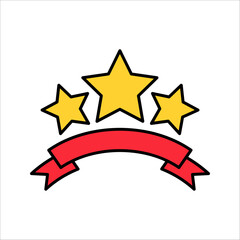 Customer Satisfaction Icon. Achievement, grade, ranking, star, user team icon. Client rating, executive, star user team icon. vector illustration on white background