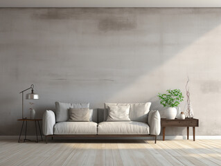 Empty Home Interior Wall Mockup, Mockups Design 3D, HD