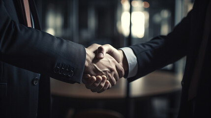 Businessman handshake