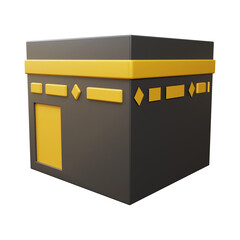 3d islamic element icon islamic pilgrimage to mecca eidadhamubarak