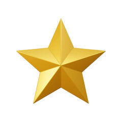 star rating 3d ui icon render
