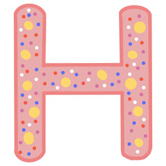 alphabet letter h