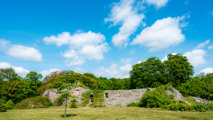 Gyllebo Castle Ruin Panorama - 616491630
