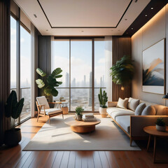 Fototapeta premium modern living room #6