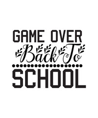 Game Over Back To School