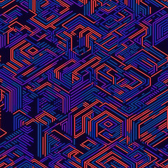 Abstract seamless repeat simple geometric pattern