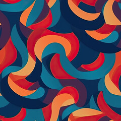 Obraz premium Abstract seamless repeat simple geometric pattern
