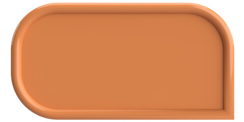 Price tag. Speech bubble. 3D illustration.