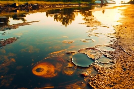 Environmental exclusion zone after chemical releases into the air and rivers of radiation chemical waste