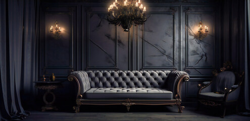dark gray sofa for living room