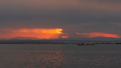 The sunset