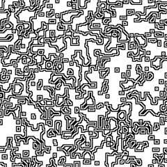 Minimal ornamental background with abstract shapes. Black and white texture. Simple abstract ornament background. Dark design for decor, fabric, cloth.