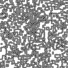 Minimal ornamental background with abstract shapes. Black and white texture. Simple abstract ornament background. Dark design for decor, fabric, cloth.