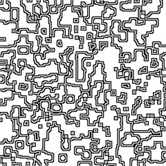 Minimal ornamental background with abstract shapes. Black and white texture. Simple abstract ornament background. Dark design for decor, fabric, cloth.