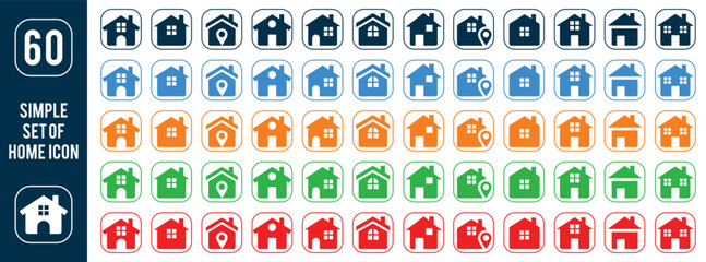 Contact icon set vector Design.