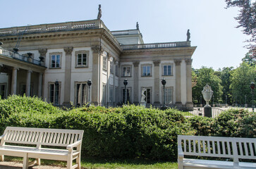 Fototapeta na wymiar Pałac Łazienki w Warszawie 