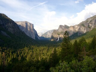 Fototapeta na wymiar tunnel view Yosemite National Park