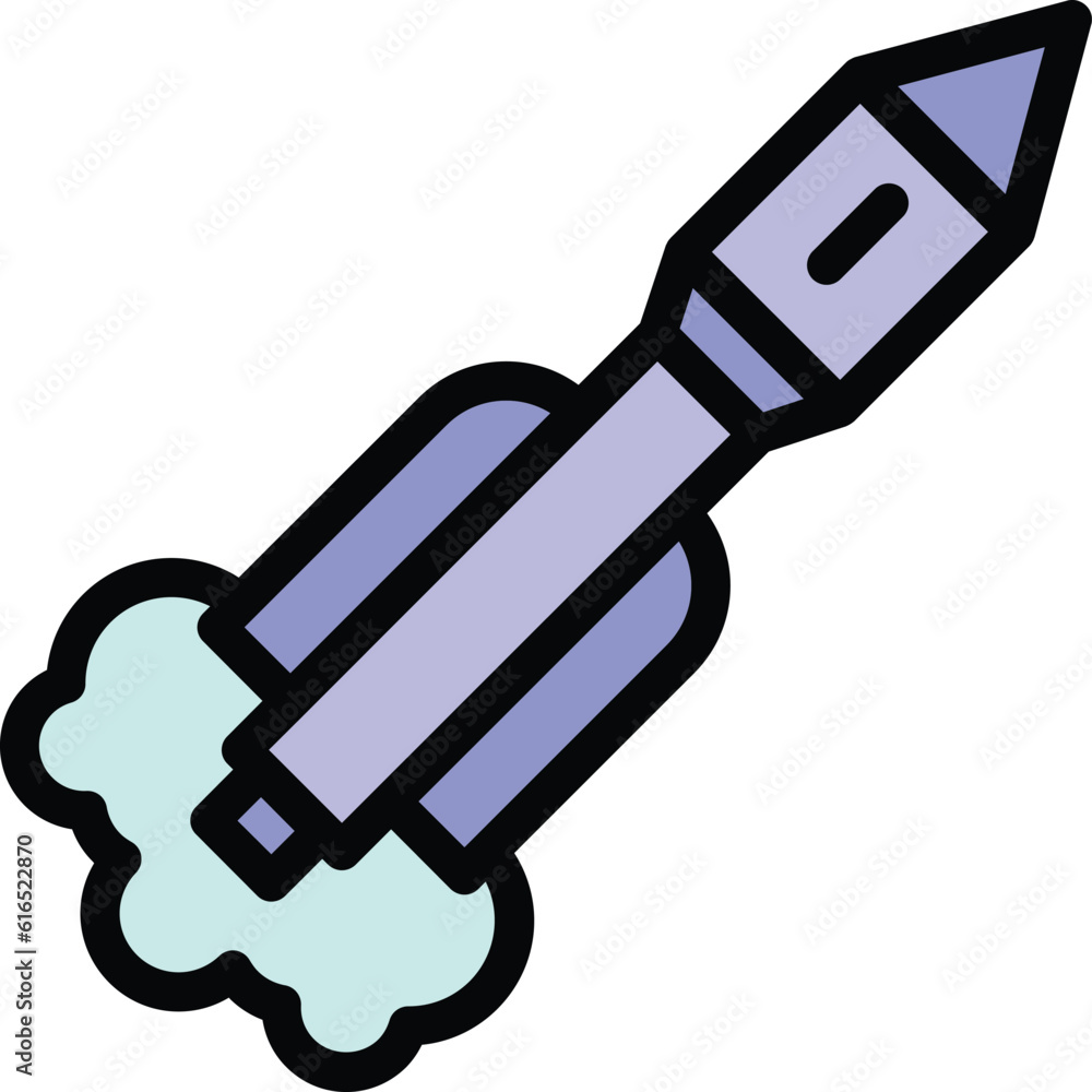 Poster space shuttle icon. outline space shuttle vector icon for web design isolated on white background co