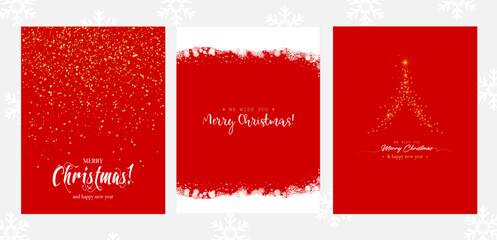 Business New Year card, 2024 postcard, christmas greetings, vector illustration