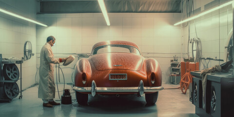 Fixing a damaged car - Generative AI