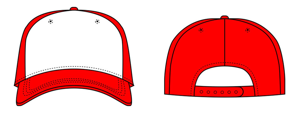 Blank red trump hat shop