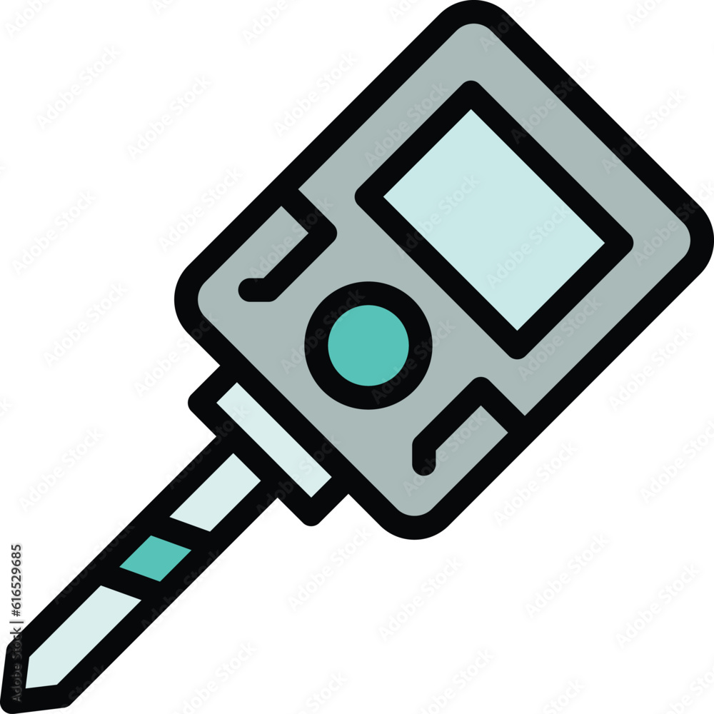 Poster acidity ph meter icon. outline acidity ph meter vector icon for web design isolated on white backgro