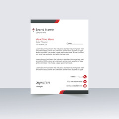 corporate letter head design template