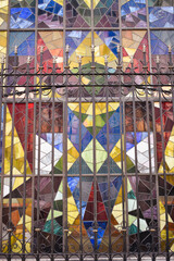 stained glass window