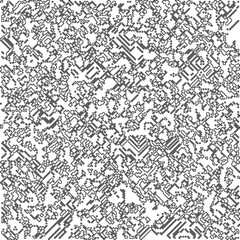  Modern stylish abstract texture. Geometric shapes from striped elements. Black and white pattern.
