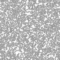  Modern stylish abstract texture. Geometric shapes from striped elements. Black and white pattern.
