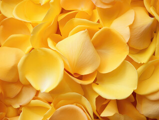 Yellow rose petals as a background