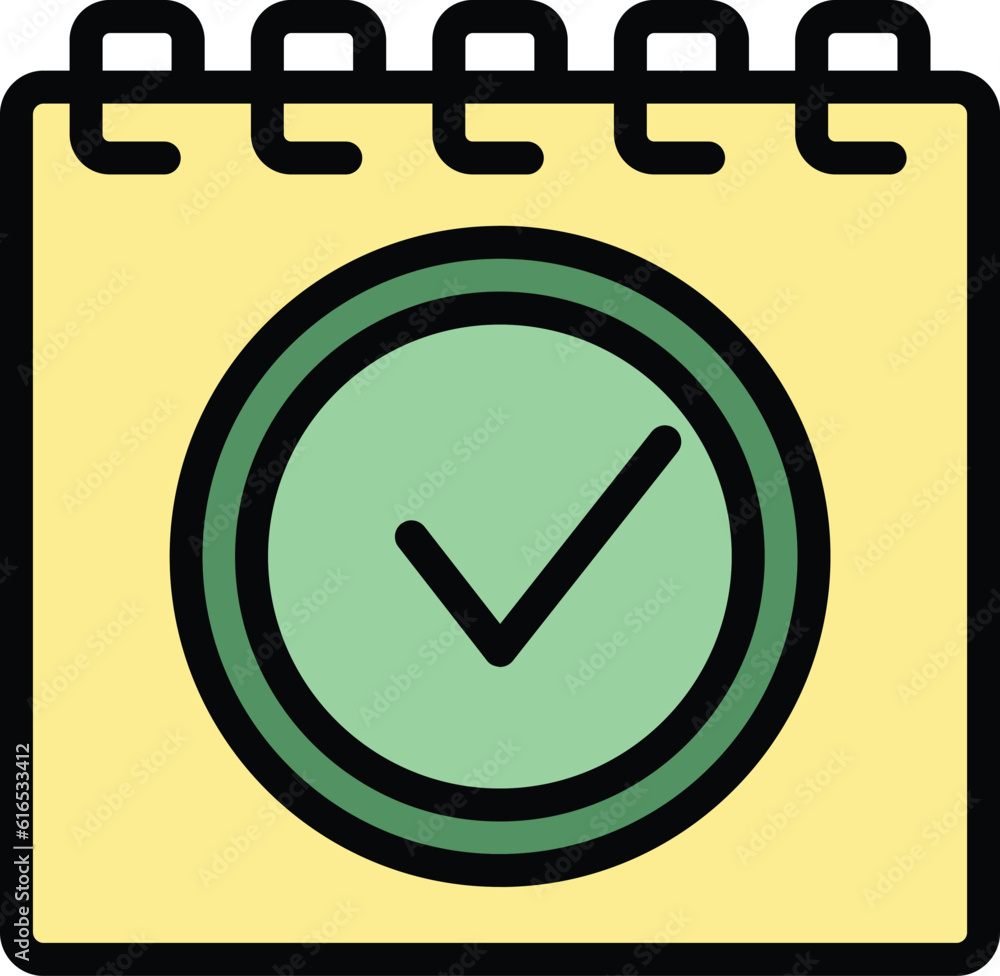 Aufkleber event planner business icon. outline event planner business vector icon for web design isolated on w